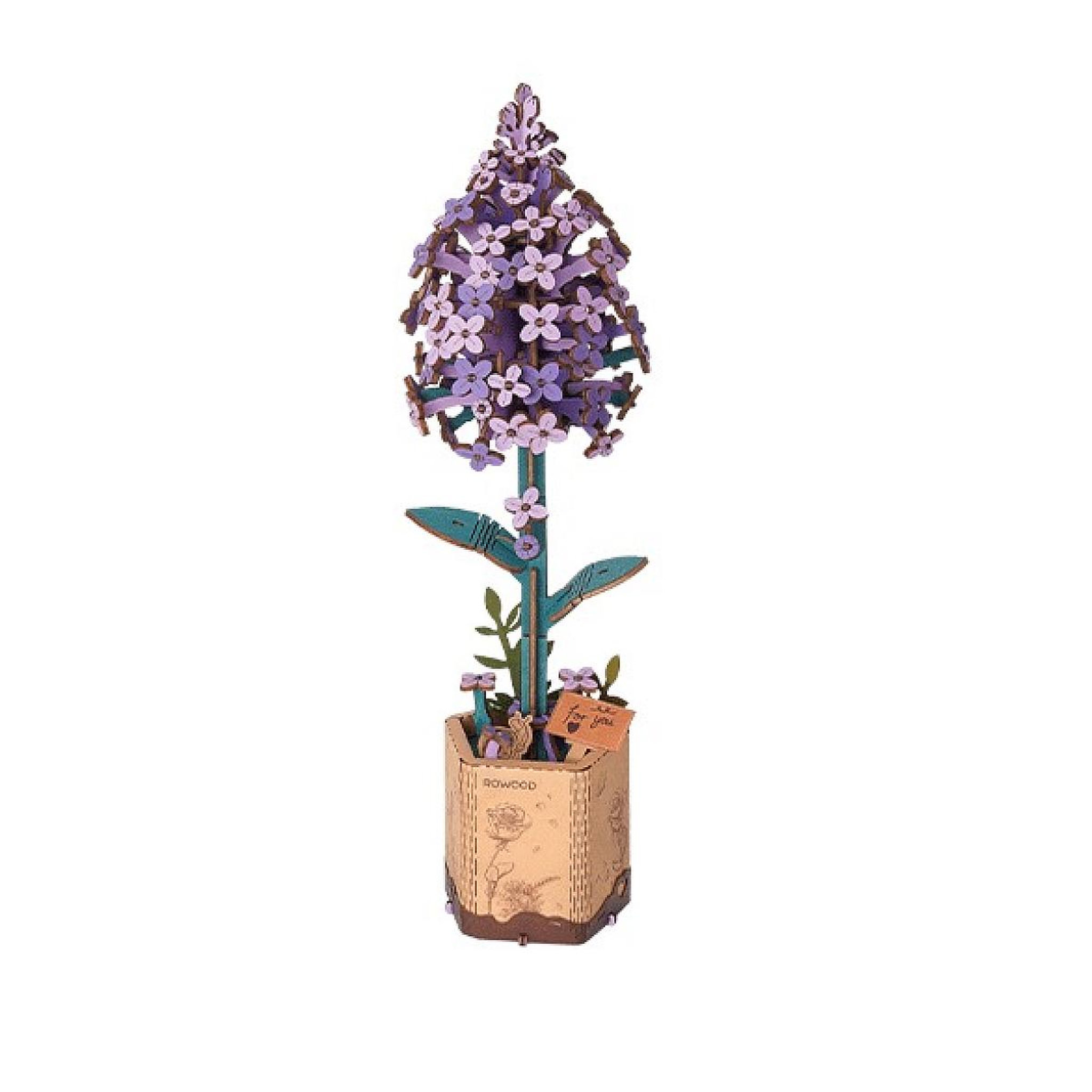 ROBOTIME Wooden Bloom Craft: Le lila