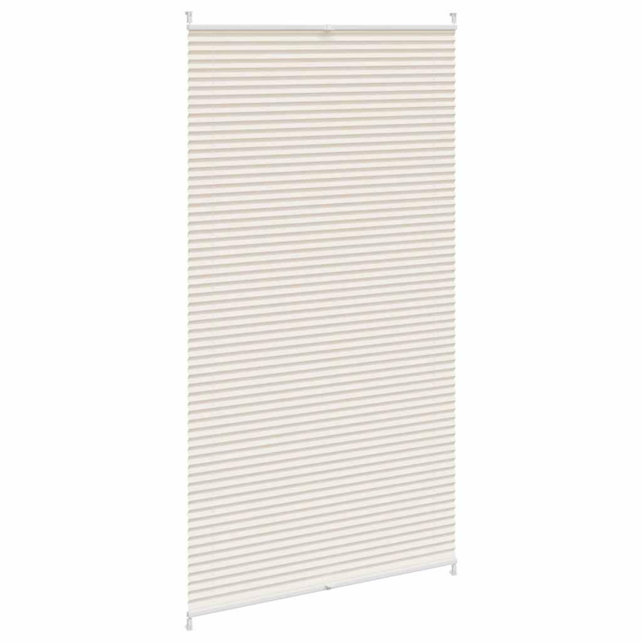 Voir la diapositive 3 : VIDAXL Store plisse en creme 110 x 200cm