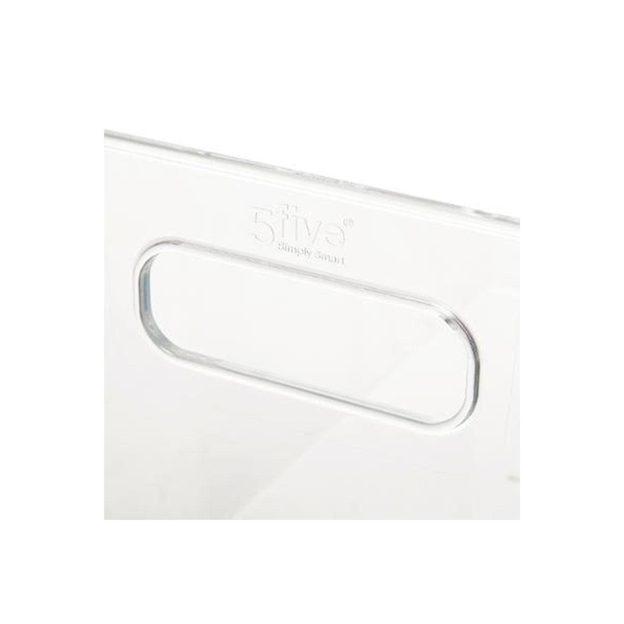 Voir la diapositive 2 : FIVE Panier de rangement  selena  15x31cm transparent