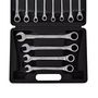 Voir la diapositive 3 : VIDAXL Jeu de cles a cliquet 12 pcs