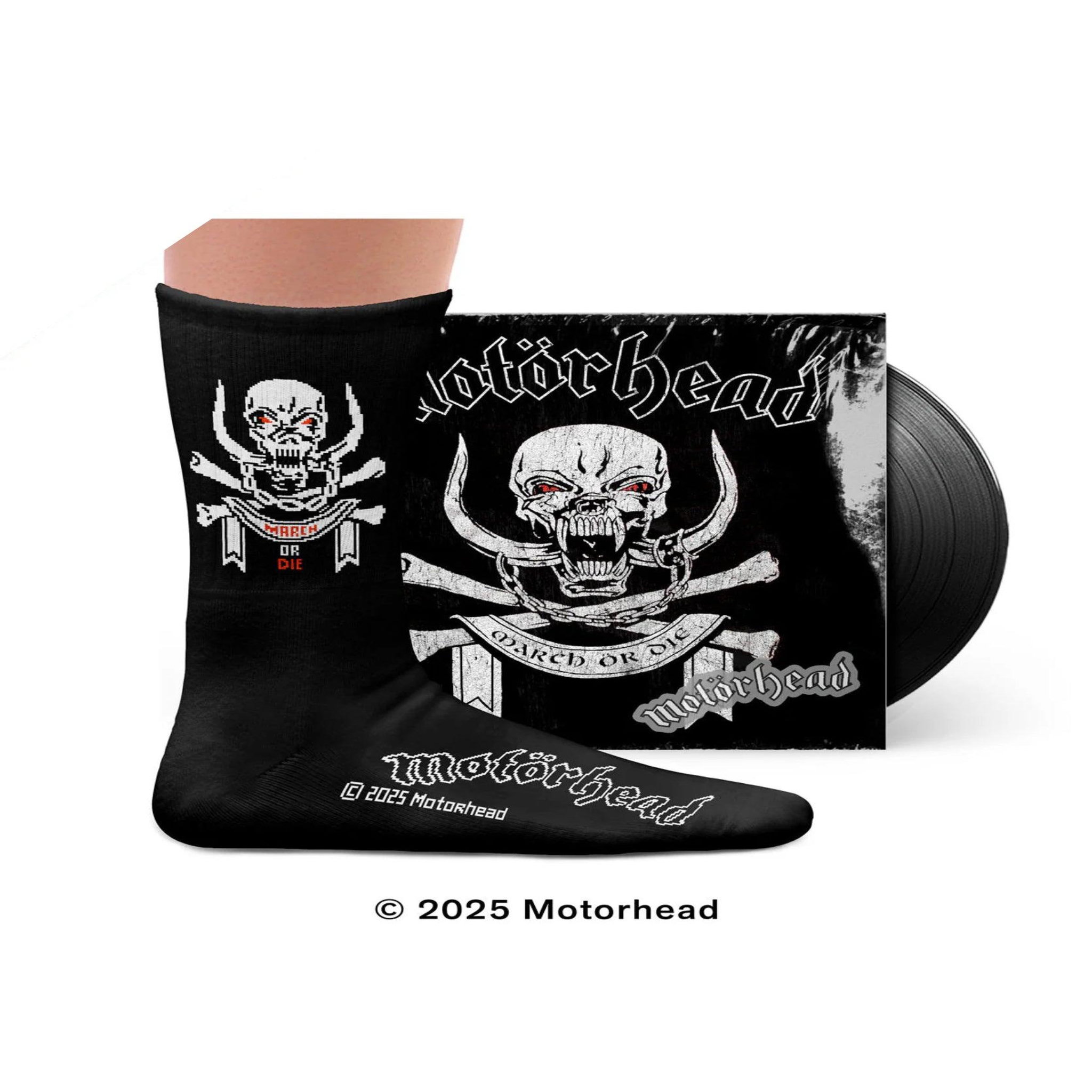 Voir la diapositive 2 : SOCK AFFAIRS Chaussettes sport motörhead, march or die