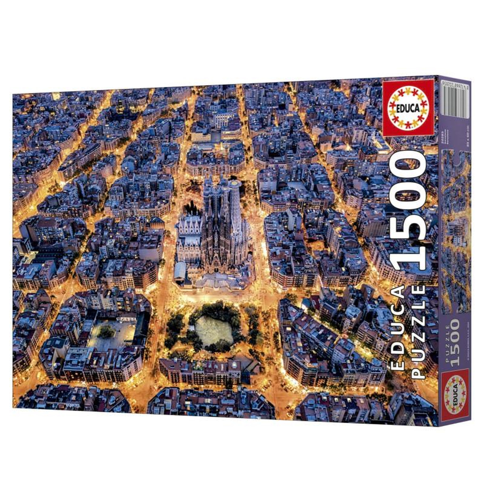 Voir la diapositive 5 : EDUCA Puzzle 1500 pièces - Barcelone - Architecture - 85 x 60 cm - Educa