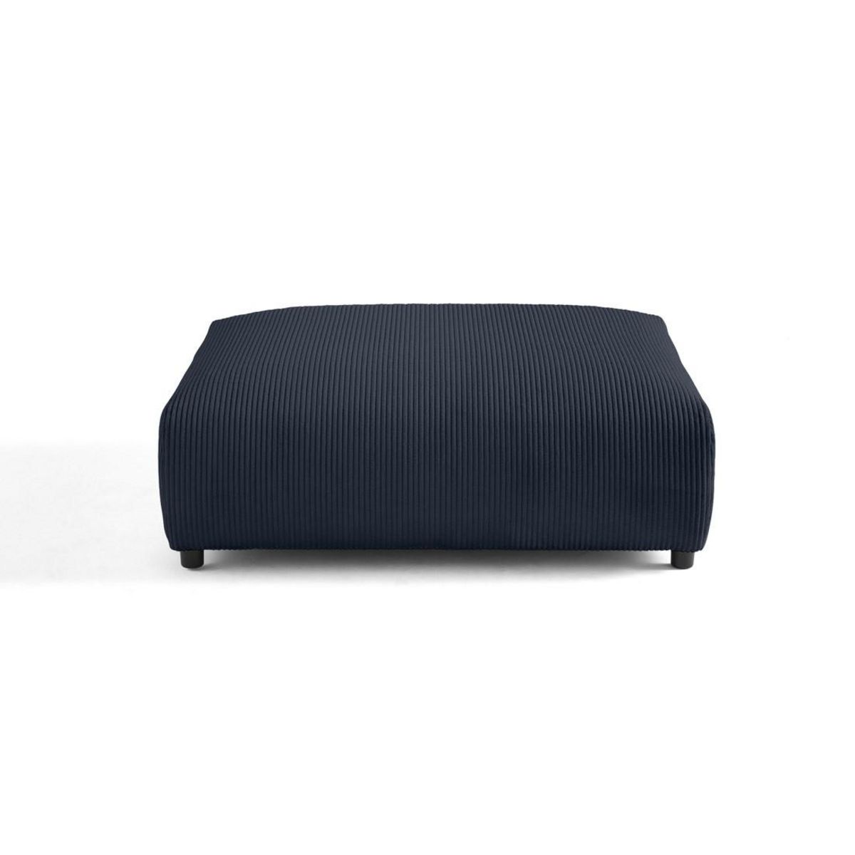 LISA DESIGN Garance - grand pouf modulable - en velours côtelé