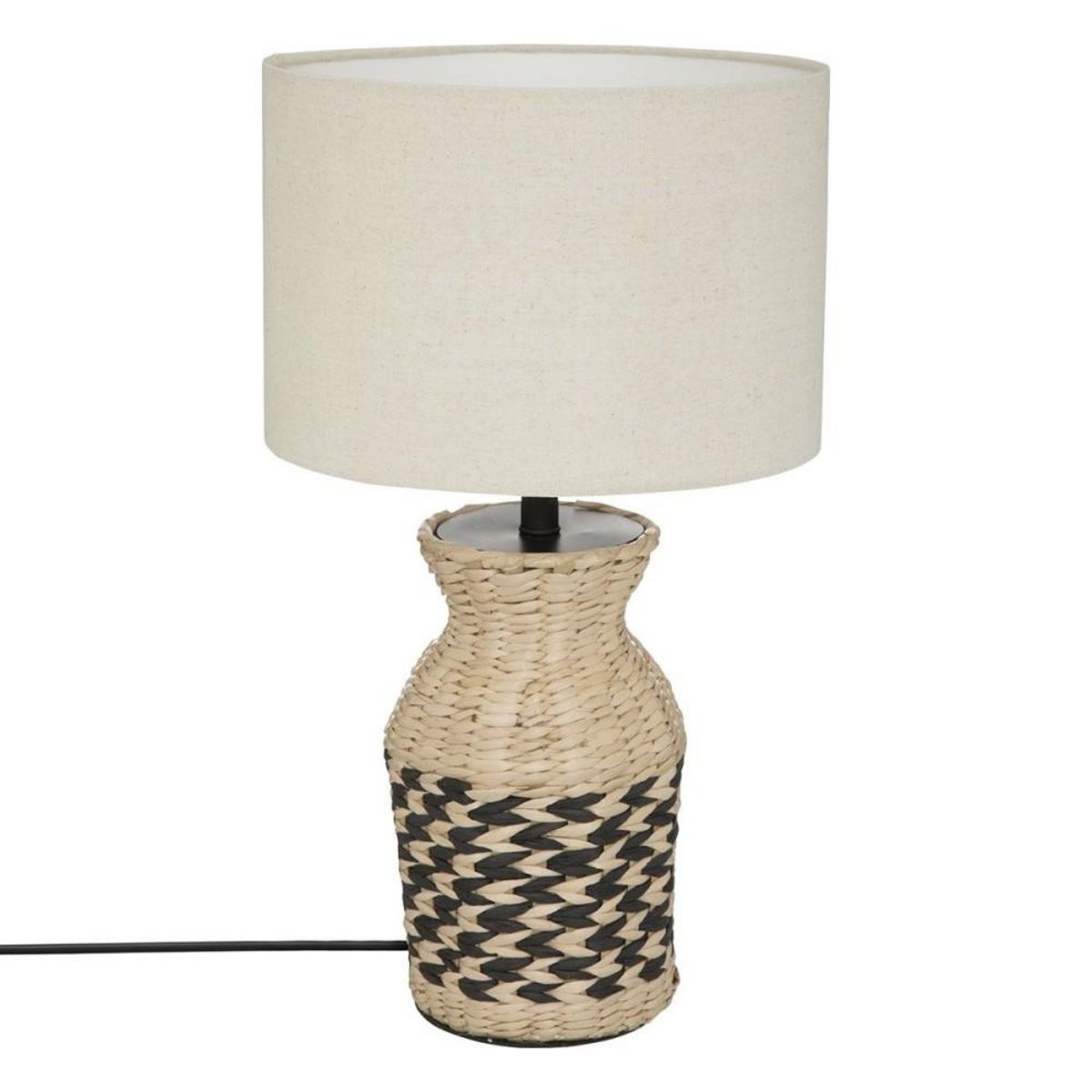 ATMOSPHERA Lampe jacinthe Mena noir H49
