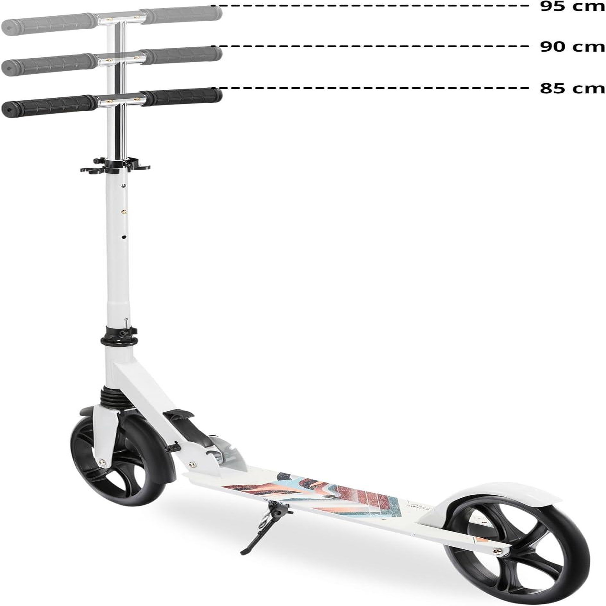 Voir la diapositive 6 : HYPERMOTION Trottinette HyperMotion City Swift Winter Fox 2 Roues avec Amortisseur, dès 6 Ans, 100 kg