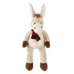 Paris Prix Peluche Âne  Écharpe  33cm Beige