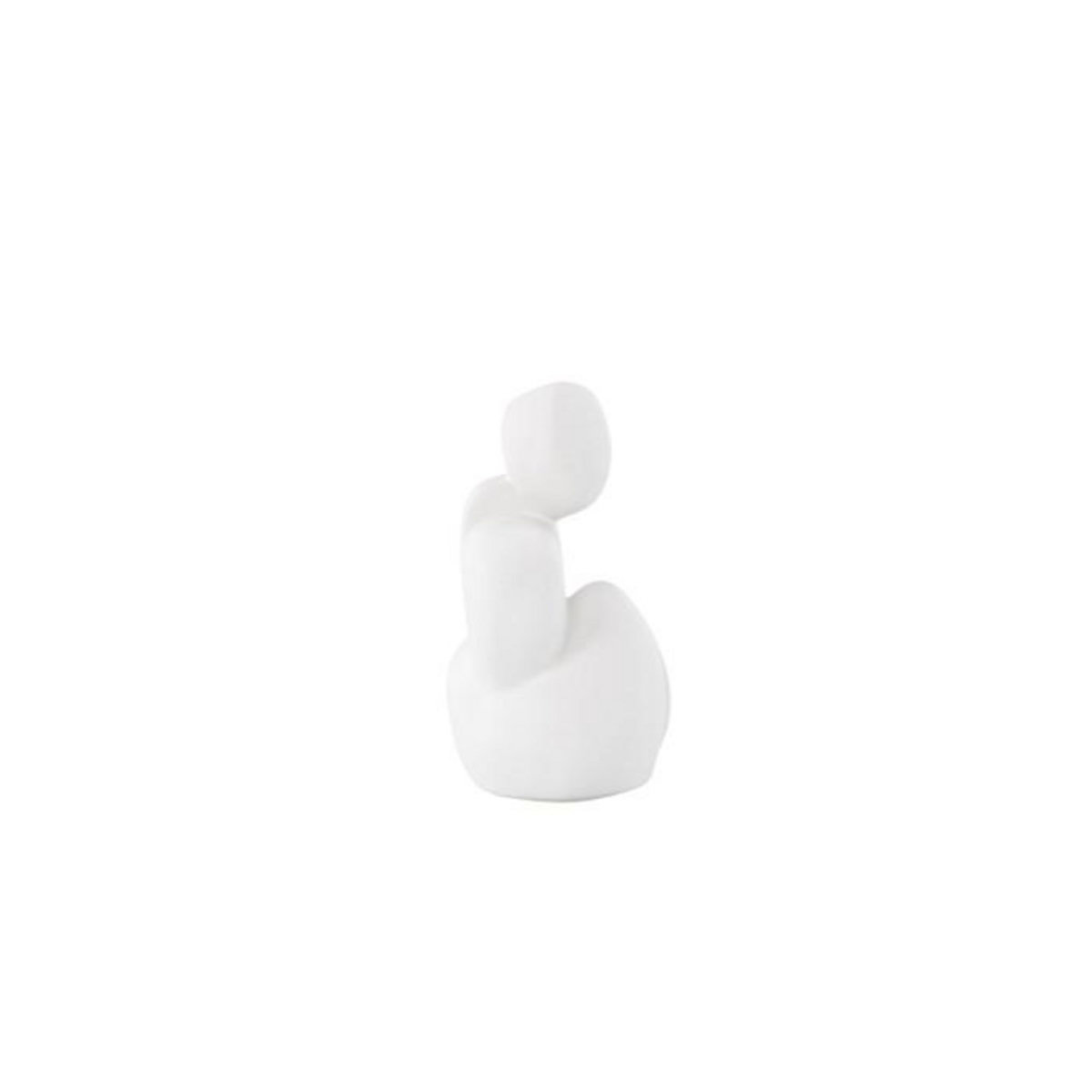 Paris Prix Statuette Sculpture en Céramique  Floda  14cm Blanc