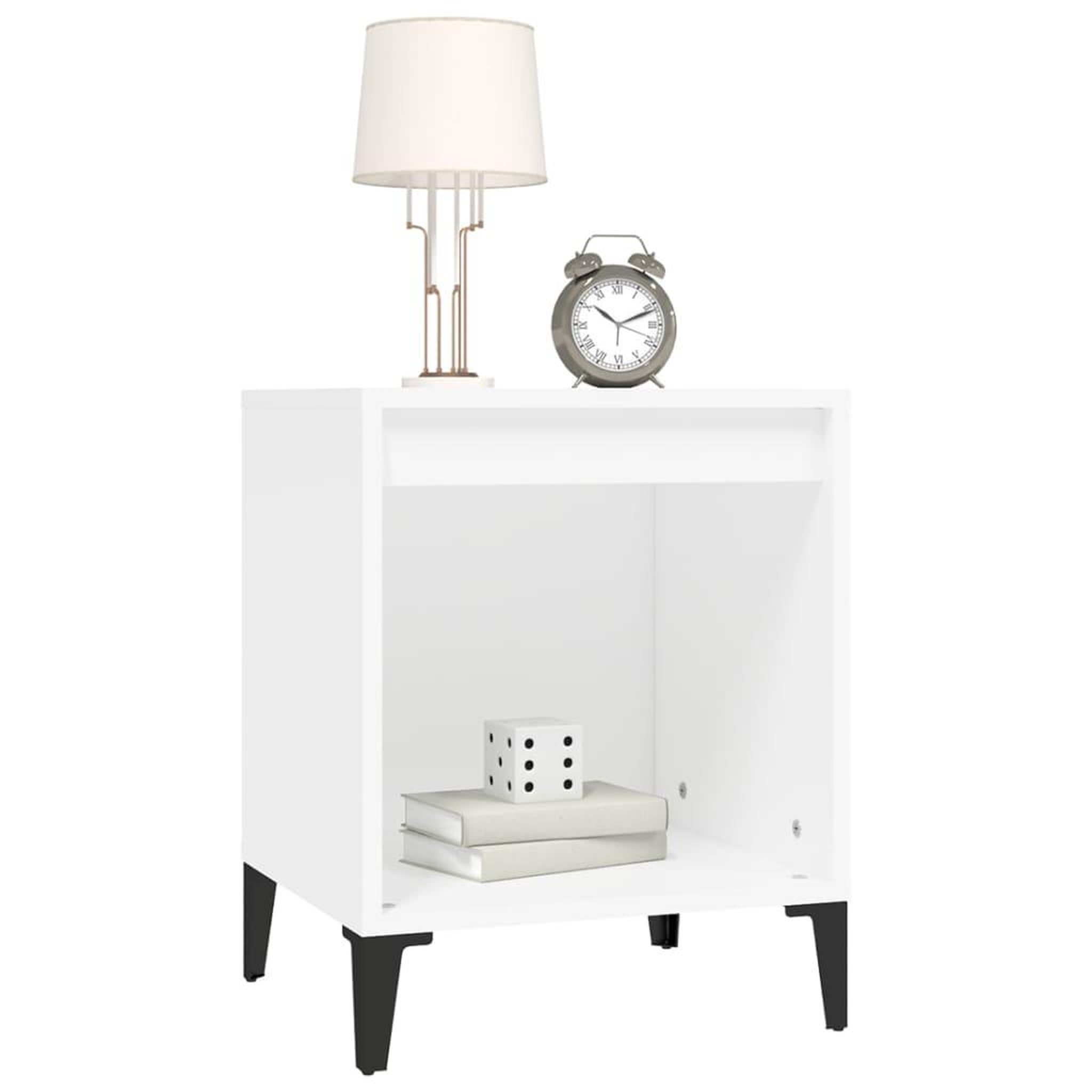 Voir la diapositive 4 : VIDAXL Tables de chevet 2 pcs Blanc 40x35x50 cm