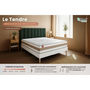 Voir la diapositive 3 : MARMOTTES&CO Ensemble LE TENDRE 180x200cm Ressorts ensachés + Mémoire de forme 7 zones de confort - Ep. 28cm + double sommiers Beige