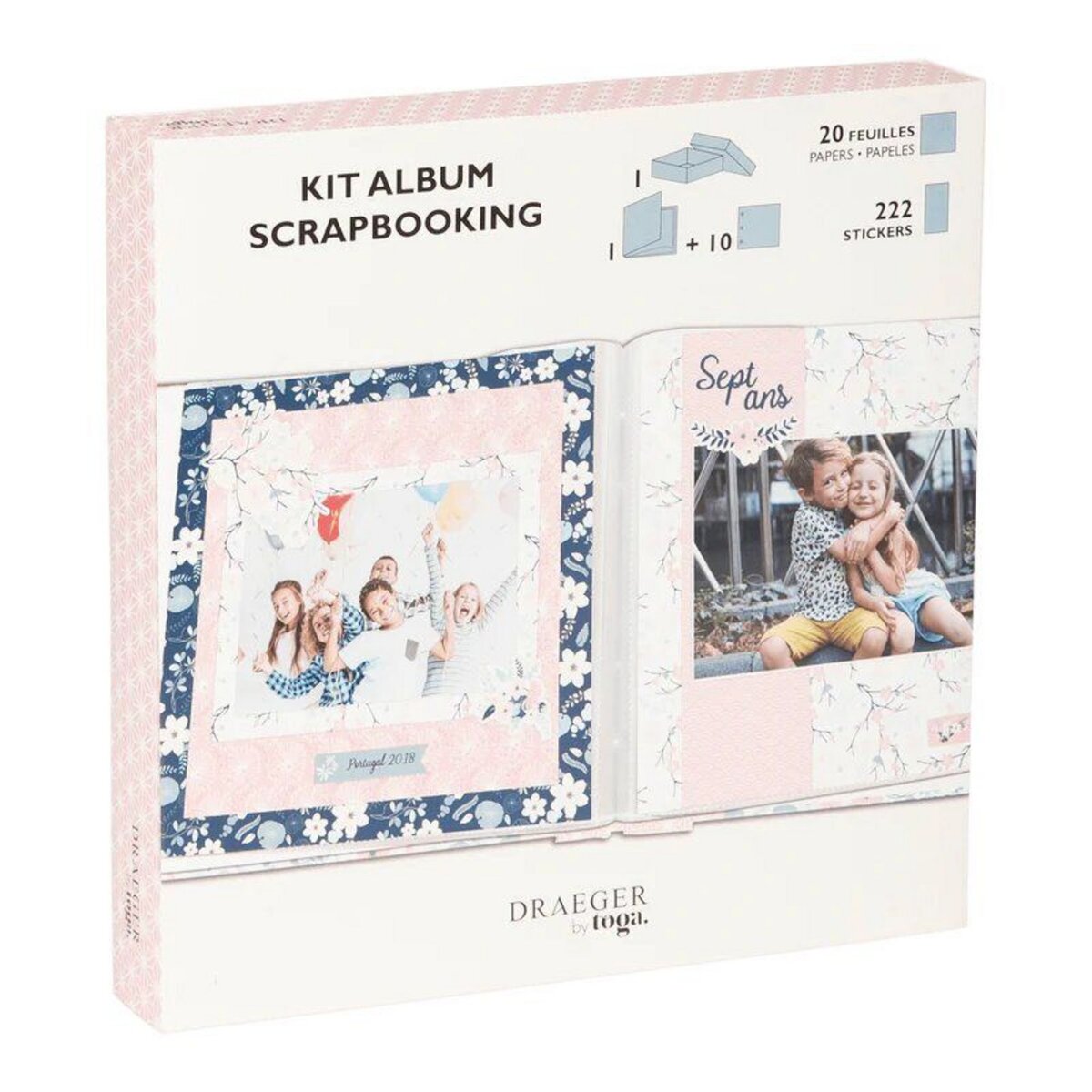 Kit Album Scrapbooking pas cher Auchan.fr