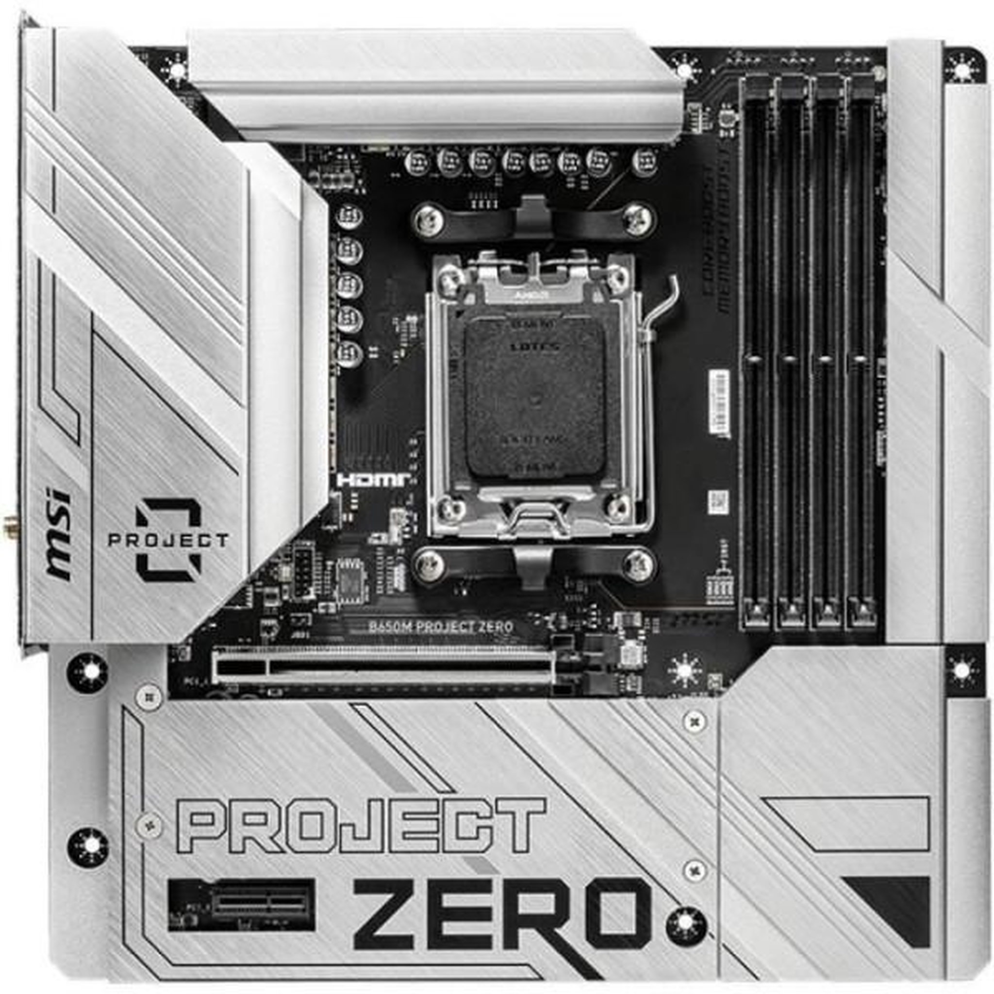 Voir la diapositive 2 : MSI Carte mére - MSI - B650M PROJECT ZERO
