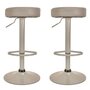 Voir la diapositive 1 : Paris Prix Lot de 2 Tabourets de Bar  Mumford  63-83cm Gris
