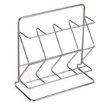 SECRET DE GOURMET Porte Boîtes à Capsules Café  Métal  17cm Argent