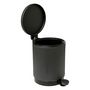 Voir la diapositive 2 : FIVE Poubelle de Salle de Bain  Onyx  5L Gris Ardoise