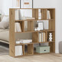Voir la diapositive 3 : VIDAXL Bibliotheque/Separateur de piece chene artisanal 105x24x102 cm