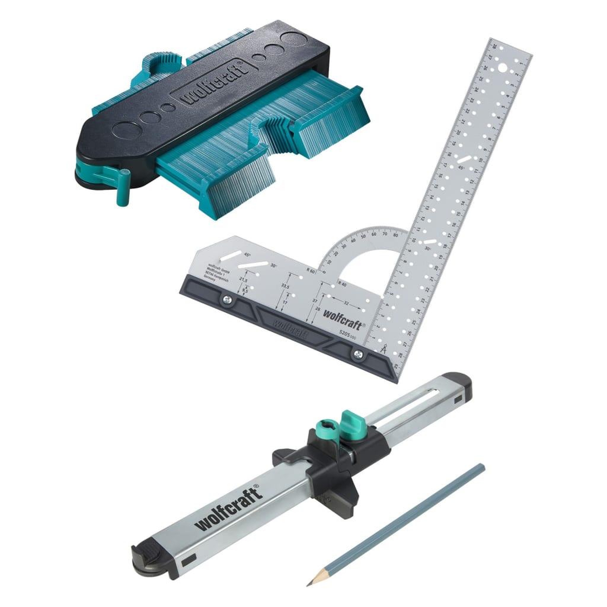 Voir la diapositive 1 : WOLFCRAFT wolfcraft Jeu d'outils de pose de stratifies et de revetements de sol