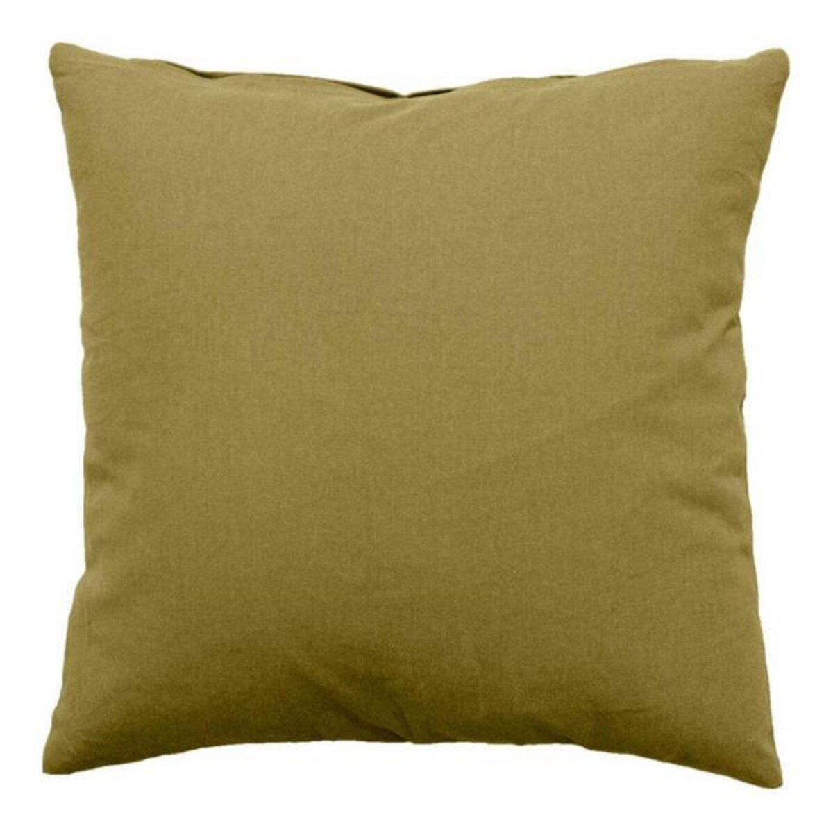 Paris Prix Coussin Déco Uni Déhoussable  Panama  40x40cm Bronze