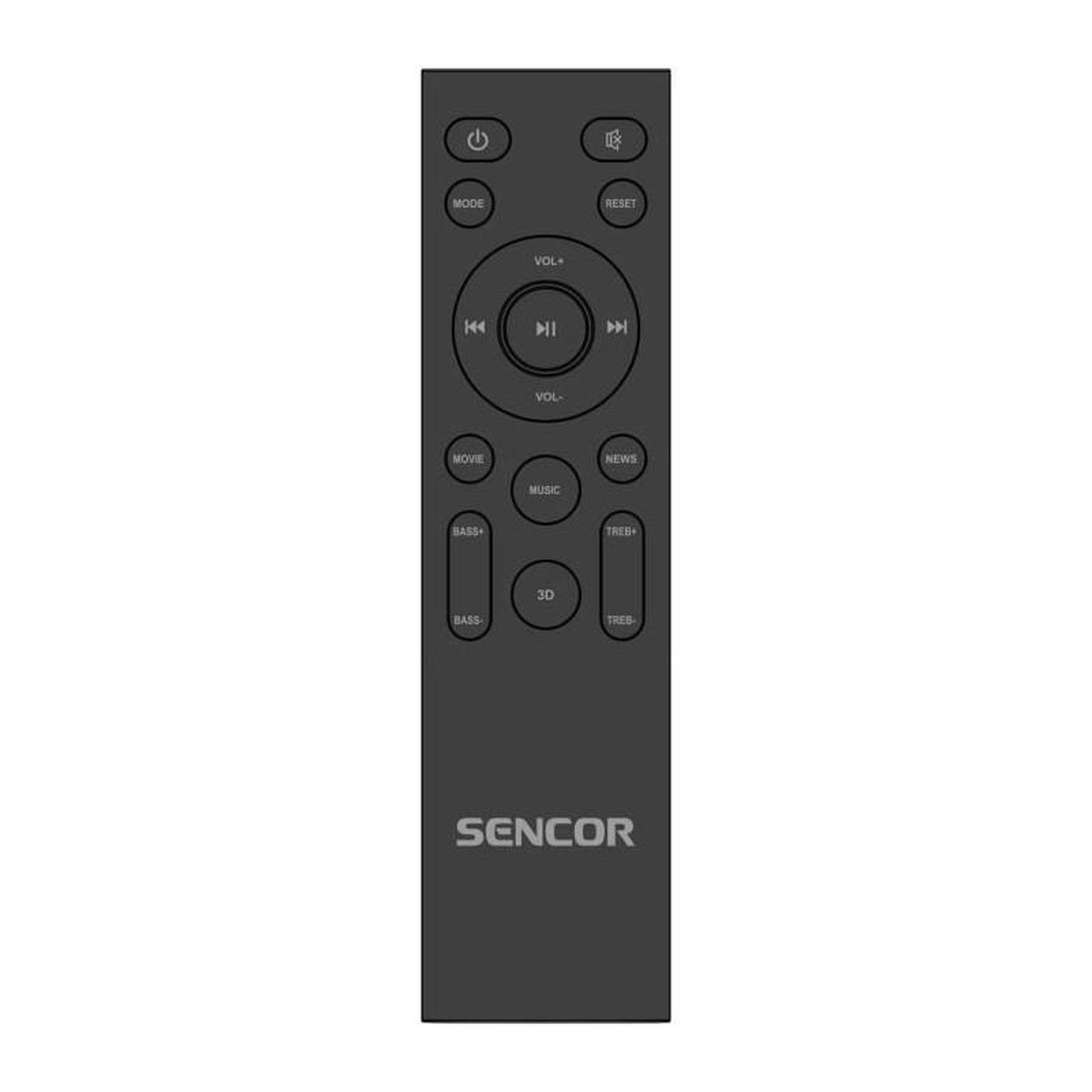 Voir la diapositive 6 : SENCO Barre de son - SENCOR - SSB 4450BS - 200 W - Noir