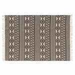 Paris Prix Tapis Déco à Franges  Manille  120x170cm Noir