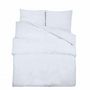 Voir la diapositive 2 : VIDAXL Ensemble de housse de couette Blanc 225x220 cm Coton