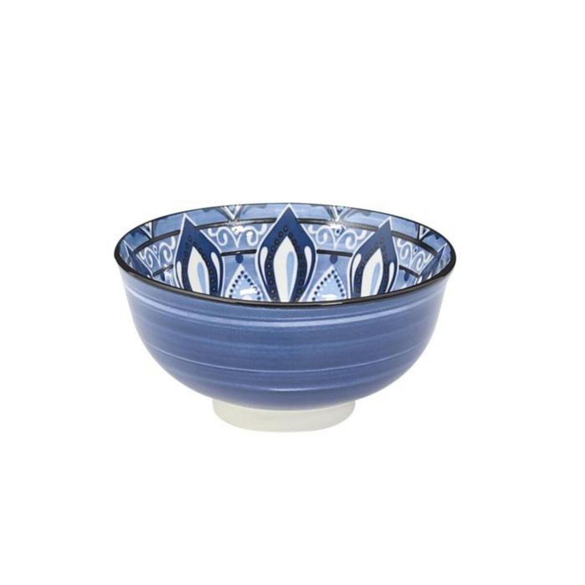 Paris Prix Lot de 6 Bols en Porcelaine  Jaipur  22cl Bleu