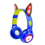 Lexibook Casque lumineux pliable Bluetooth et filaire Chase de La Pat' Patroulle avec limitation du volume