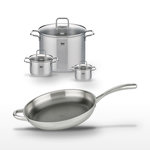 ELO Lot 3 Faitouts Elo Relief Evolution 12/16/26 cm et Poêle 32 cm