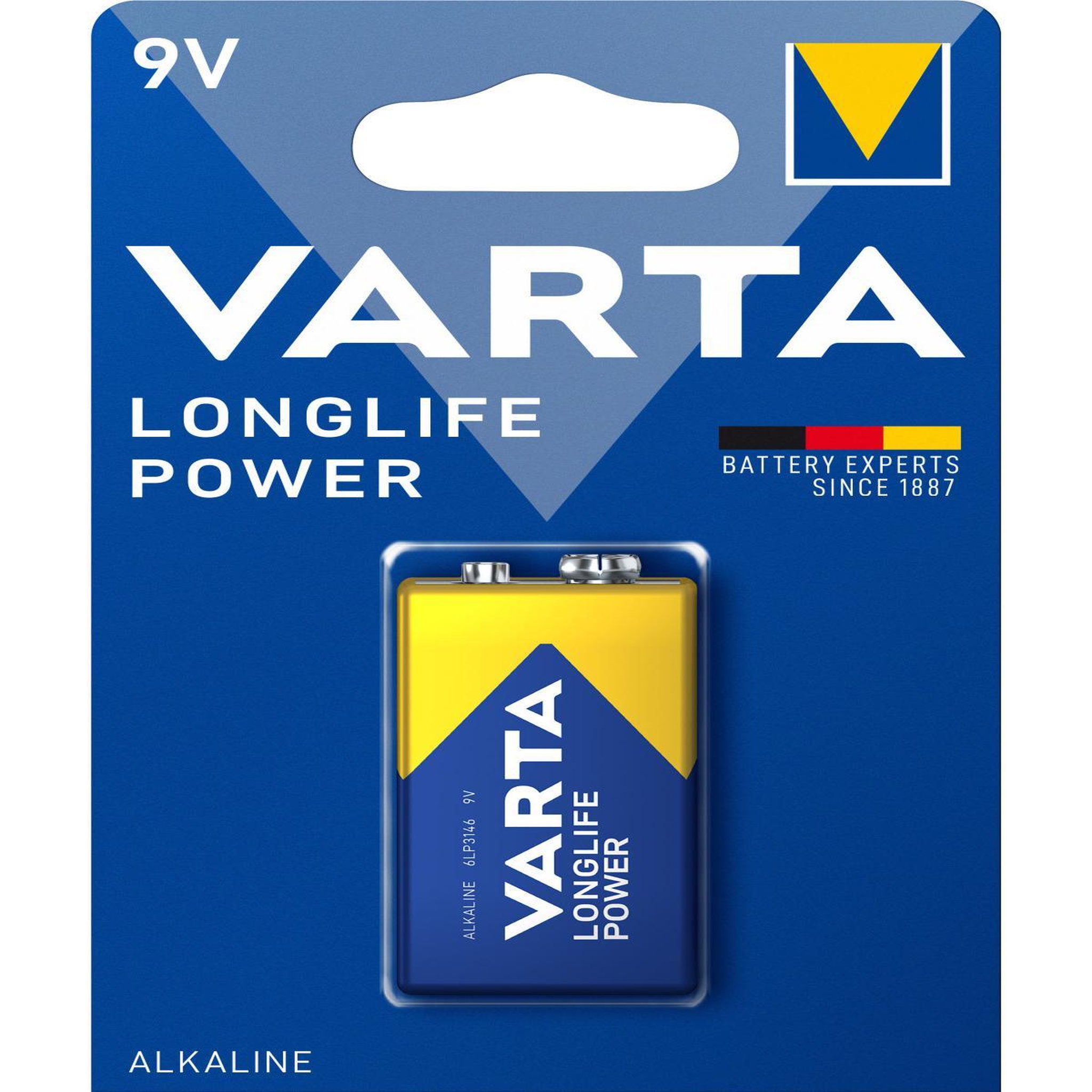 Voir la diapositive 3 : Varta Pile alcaline 9V LR61 Varta High Energy