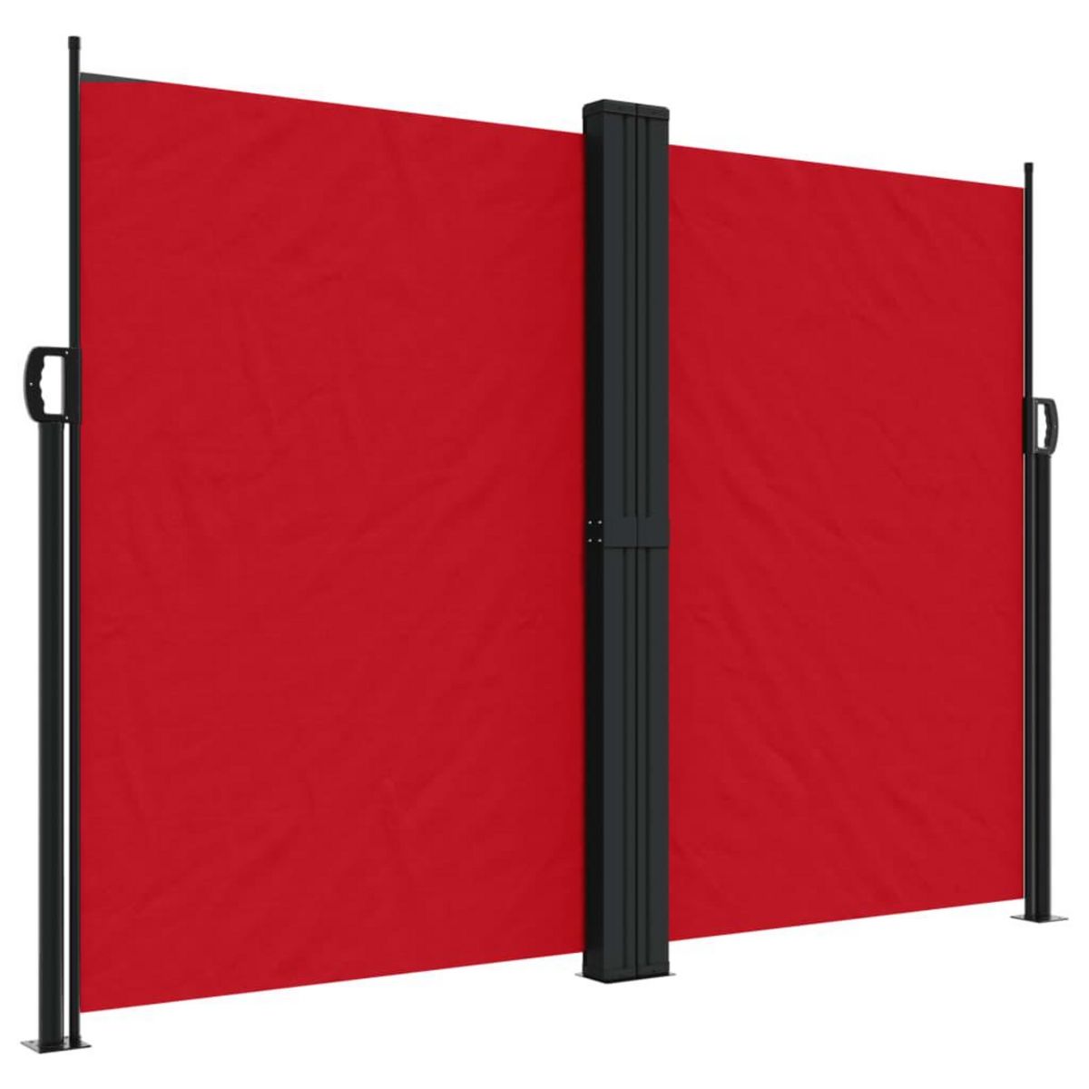 VIDAXL Auvent lateral retractable rouge 180x1000 cm