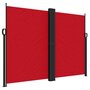 Voir la diapositive 2 : VIDAXL Auvent lateral retractable rouge 180x1000 cm
