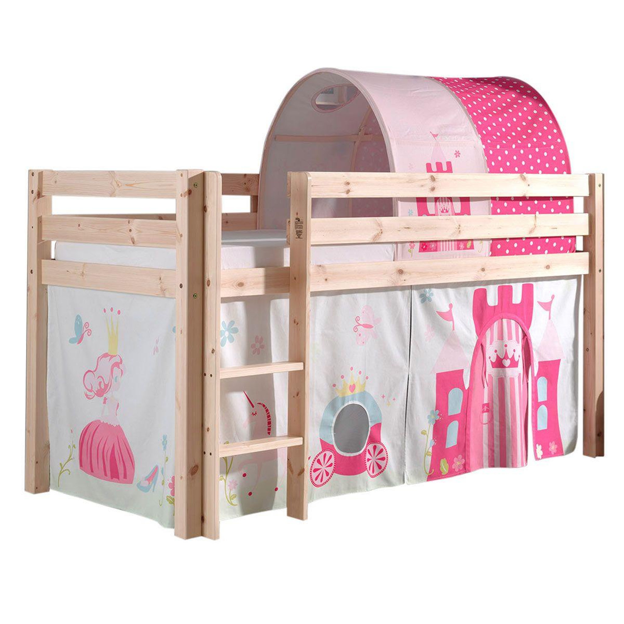 Paris Prix Pack - lit enfant, tente & tunnel  pino princesse  naturel