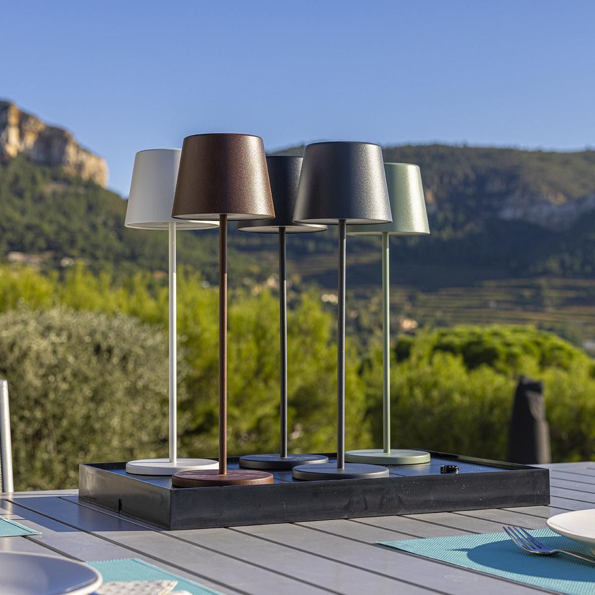 Lumisky Plateau de chargement PLATE Noir Plastique 6 Lampes