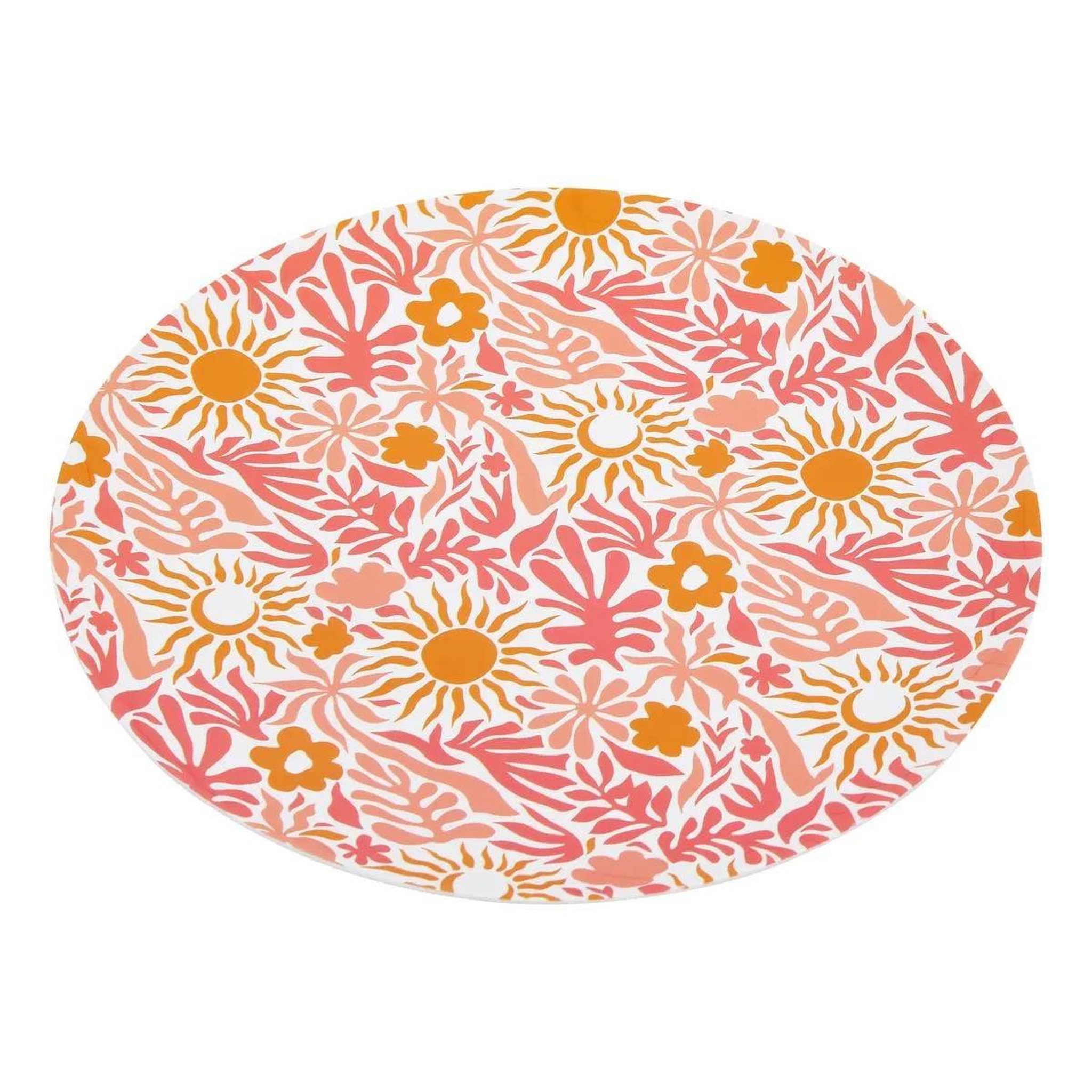 FIVE Lot de 6 assiettes réutilisables  soléa  25cm multicolore