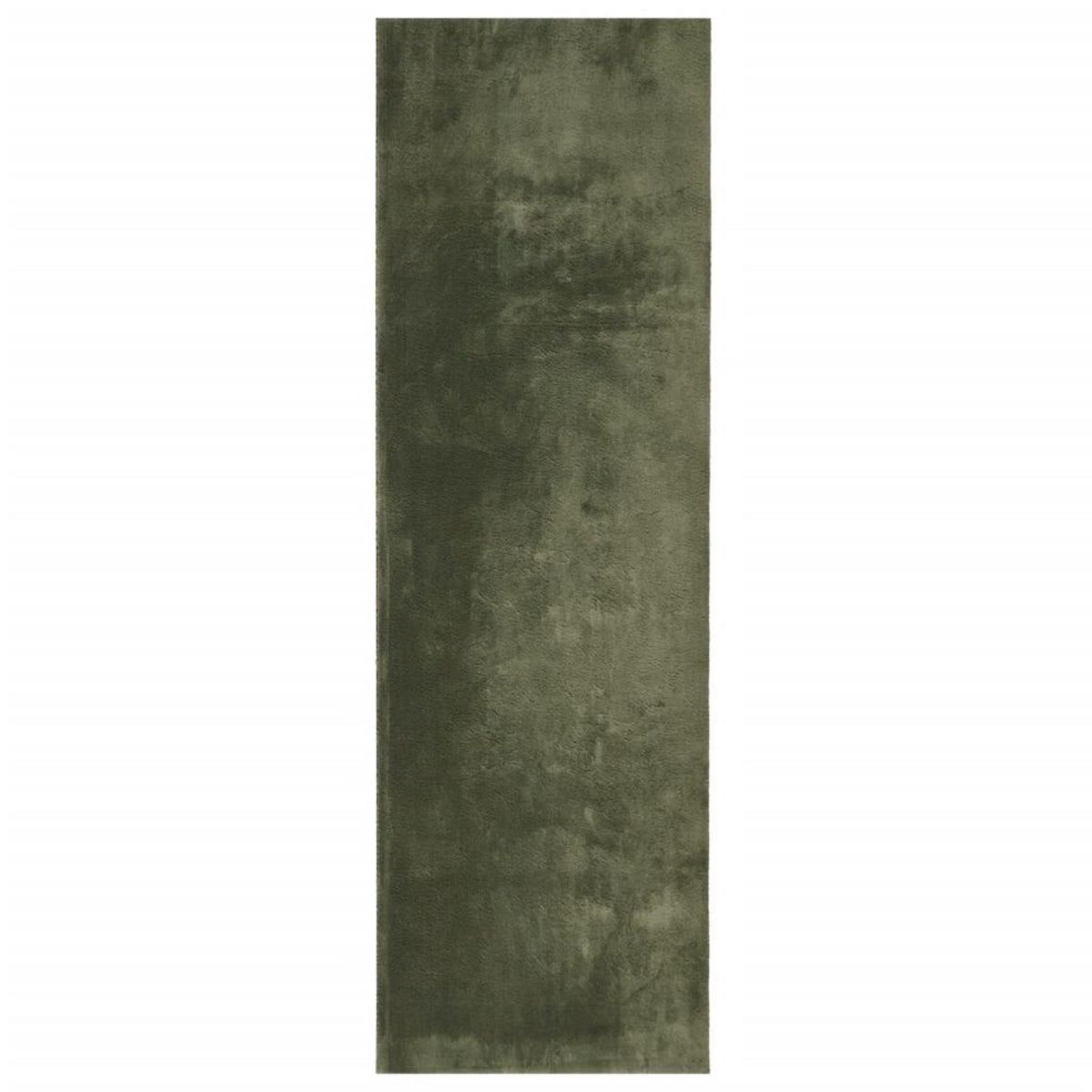 VIDAXL Tapis HUARTE a poils courts doux et lavable vert foret 80x250cm