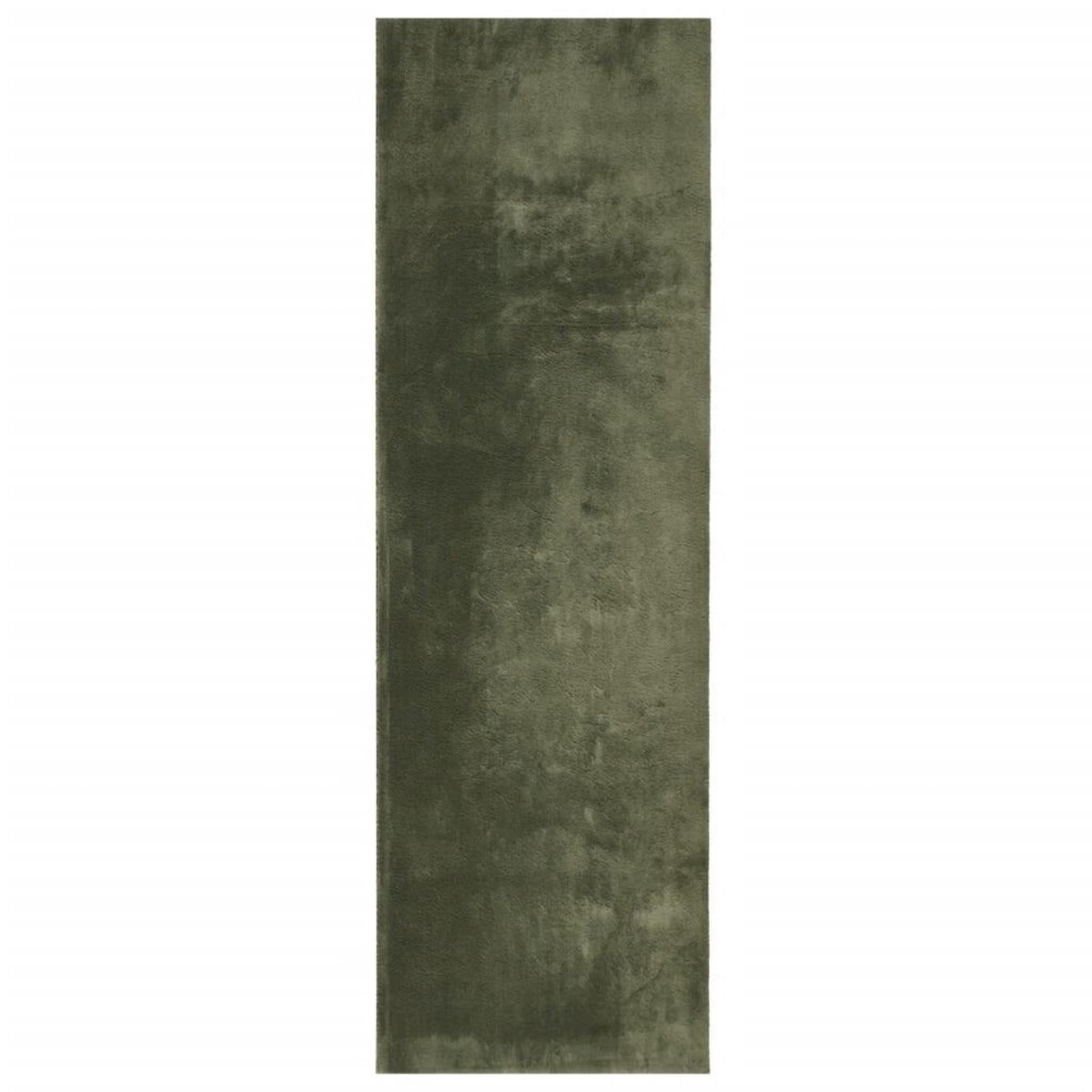 VIDAXL Tapis HUARTE a poils courts doux et lavable vert foret 80x250cm