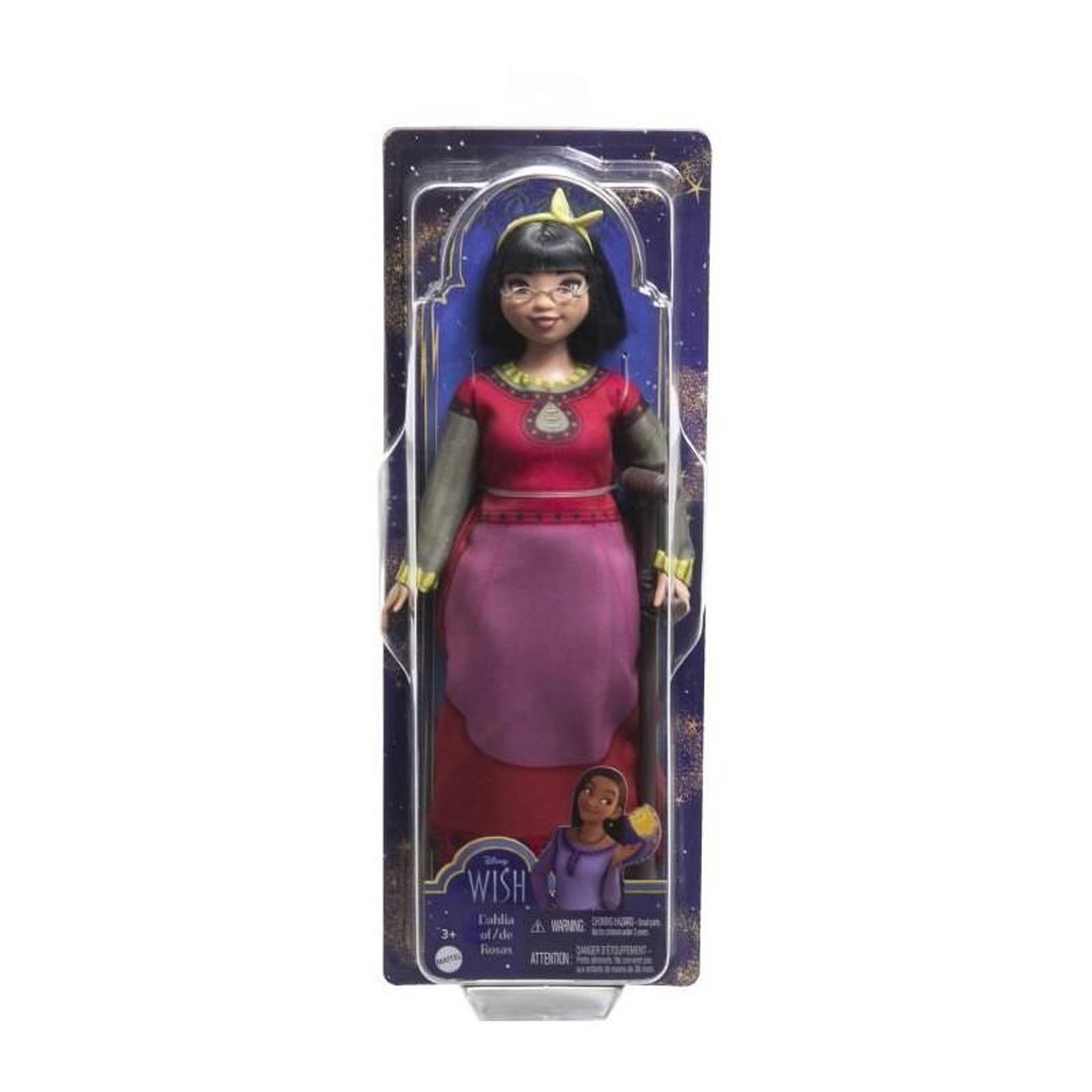 Voir la diapositive 5 : MATTEL Poupée mannequin Disney - MATTEL - POUPEE D-XIN - Robe rouge - 7 points d'articulation