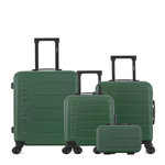 SWISS KOPPER SWISS KOPPER  -  Lot de 4  -  Valise weekend, valise cabine, valise cabine XXS et vanity AIGLE. Coloris disponibles : Vert, Bleu, Rouge