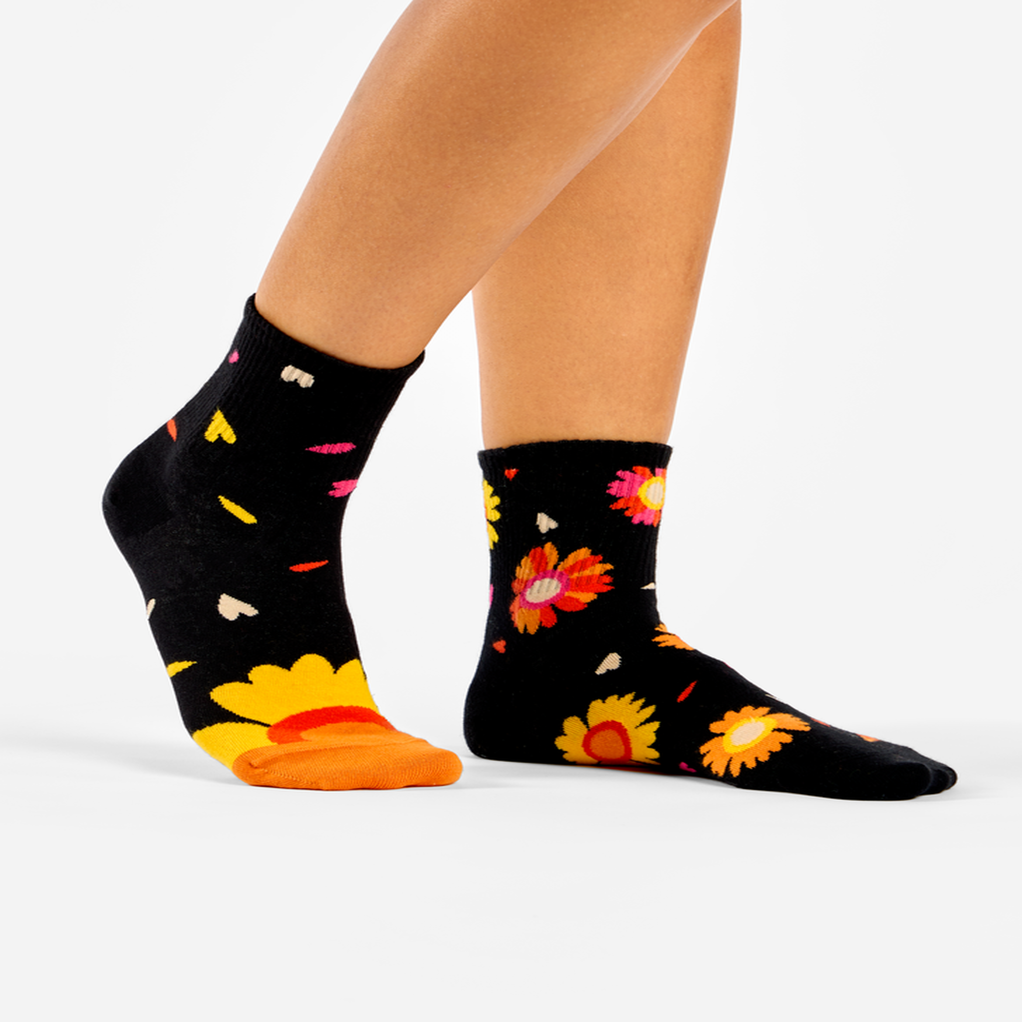 Voir la diapositive 2 : DEDOLES Chaussettes courtes je t'aime, un peu, beaucoup