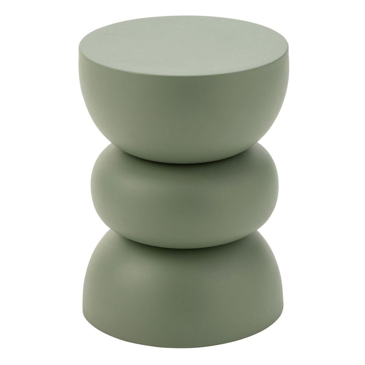 Paris Prix Table d'Appoint Design en Métal  Lise  43cm Vert