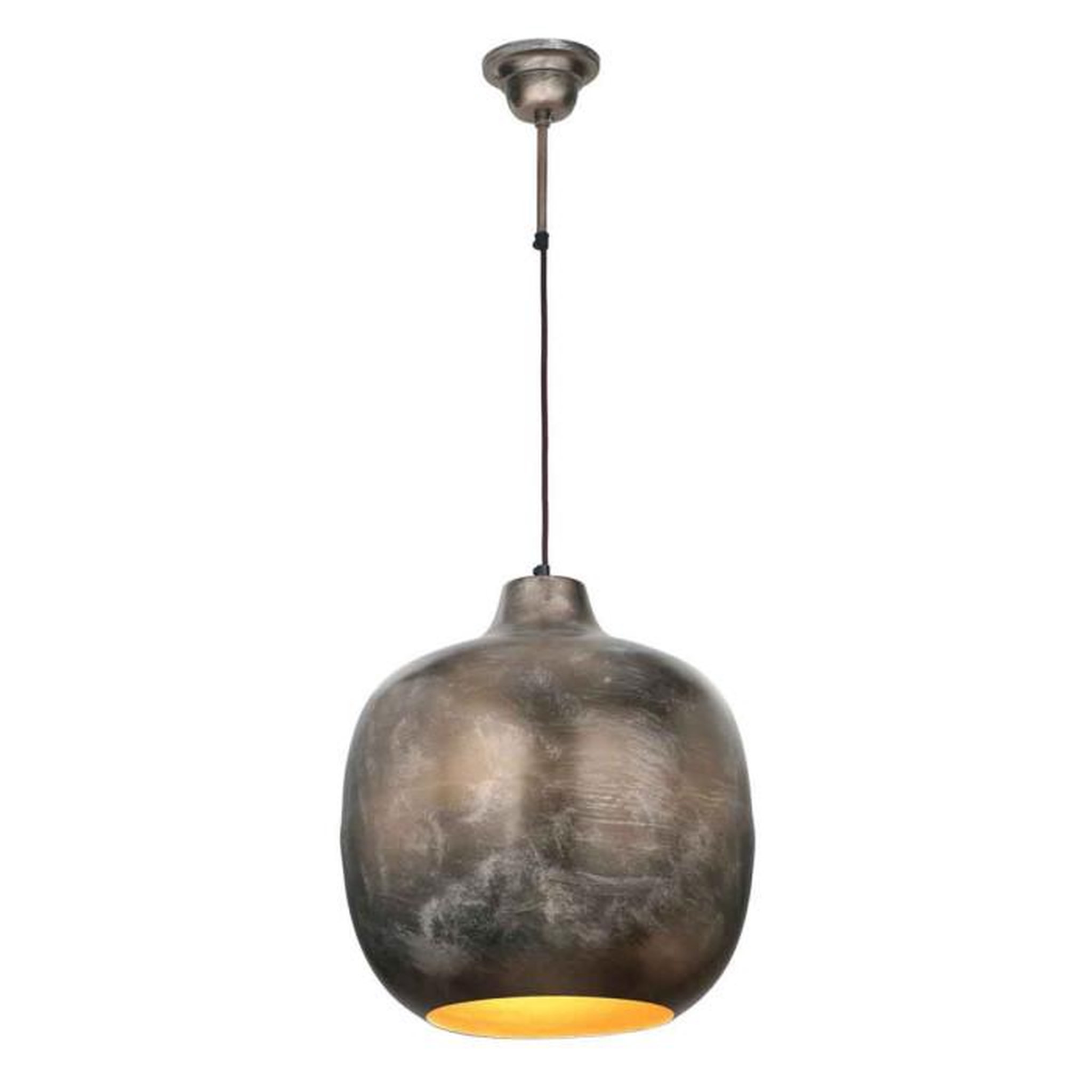 Paris Prix Lampe Suspension Vintage  Salyer  43cm Bronze