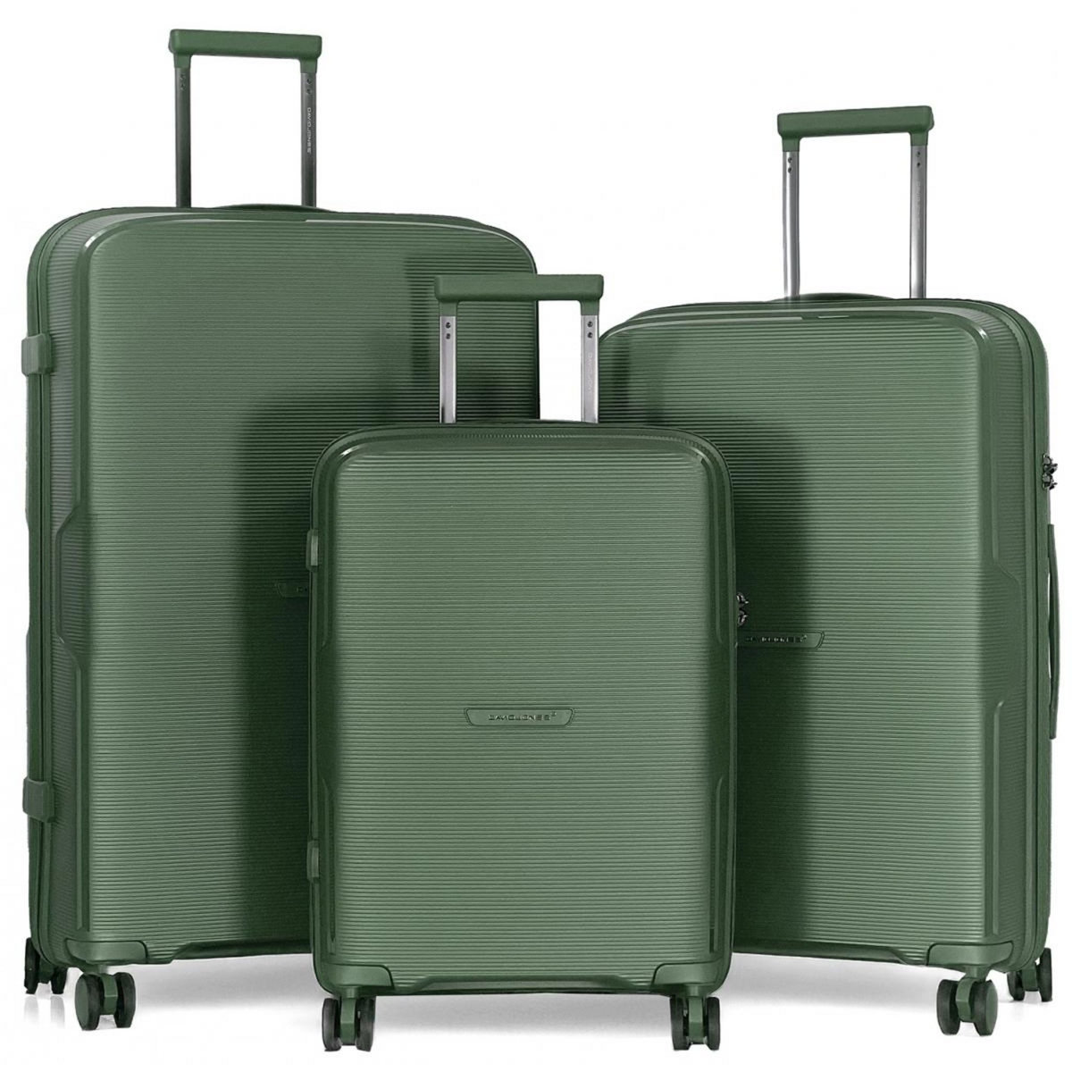 David Jones Lot 3 valises rigides dont 1 valise cabine TSA