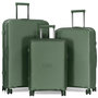 Voir la diapositive 1 : David Jones Lot 3 valises rigides dont 1 valise cabine TSA