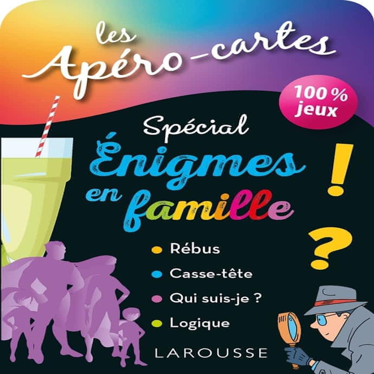 LES APERO-CARTES SPECIAL ENIGMES EN FAMILLE, Larousse