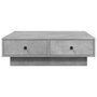 Voir la diapositive 4 : VIDAXL Table basse Gris beton 90x90x28 cm Agglomere