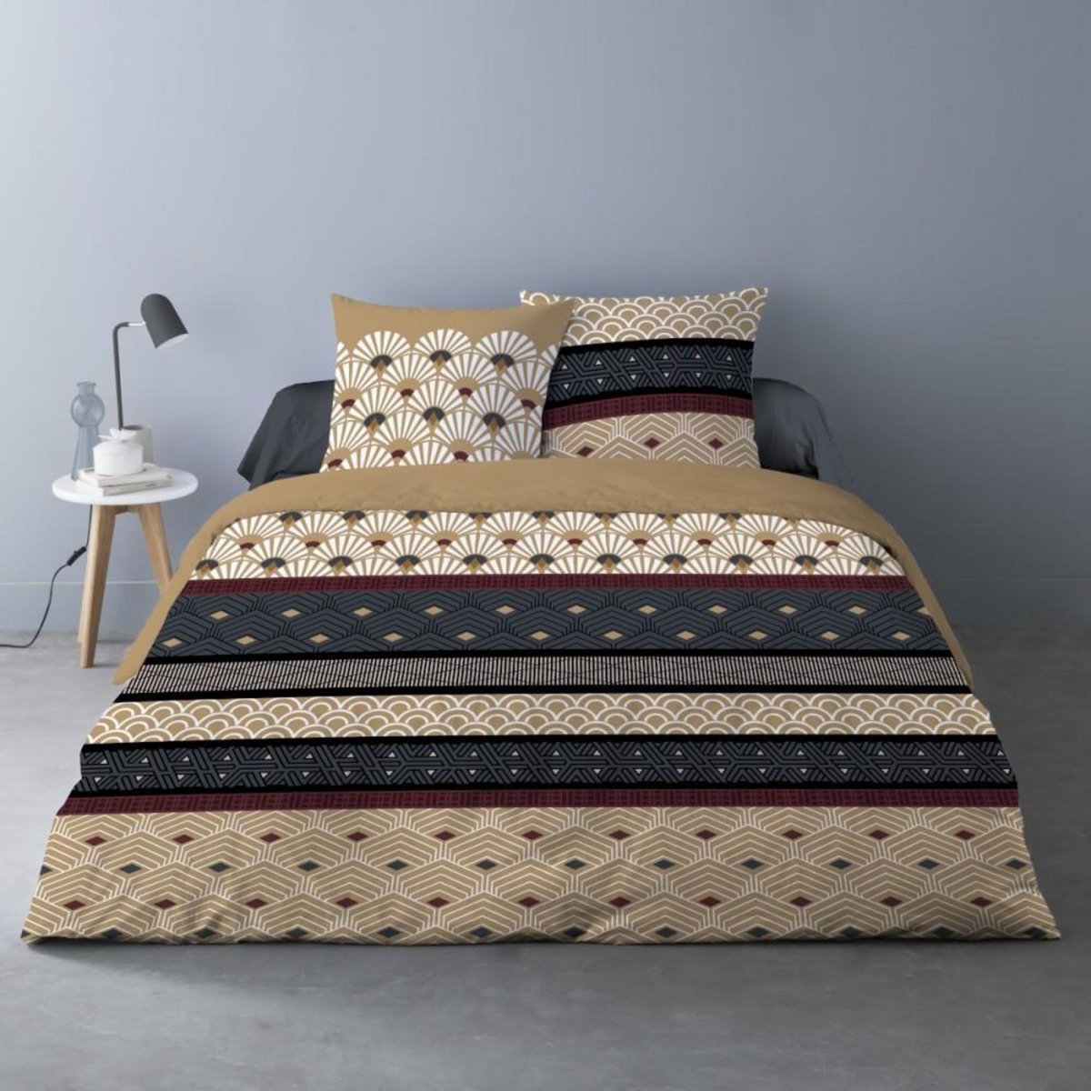 Dourev Housse de couette 240x220 SELIM + 2 taies