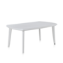 Voir la diapositive 1 : CONCEPT USINE Table extensible 4 à 8 places blanche 170x90x73 ATLANTICA