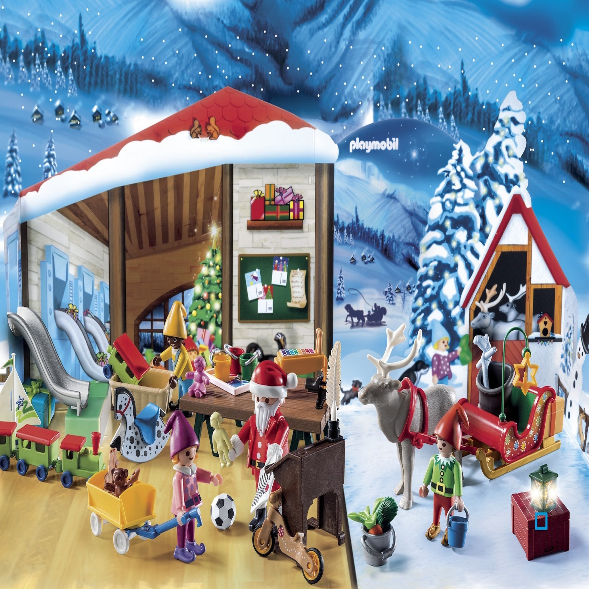 Voir la diapositive 4 : PLAYMOBIL 9264 - Calendrier de l'Avent Père Noël 