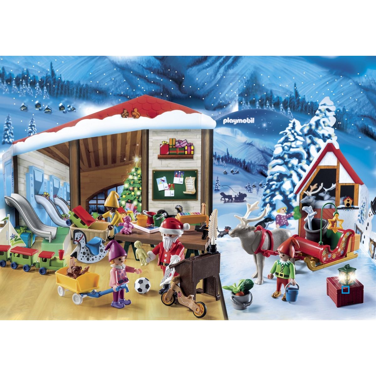 PLAYMOBIL 9264 - Calendrier de l'Avent Père Noël 