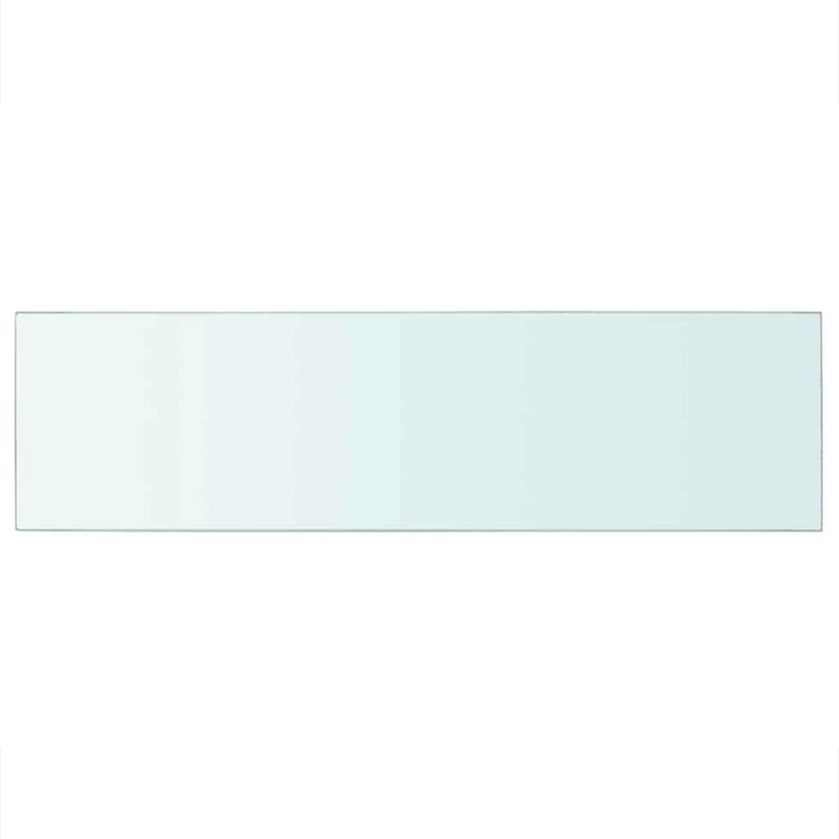 VIDAXL Panneaux d'etagere 2 pcs Verre Transparent 90 x 25 cm