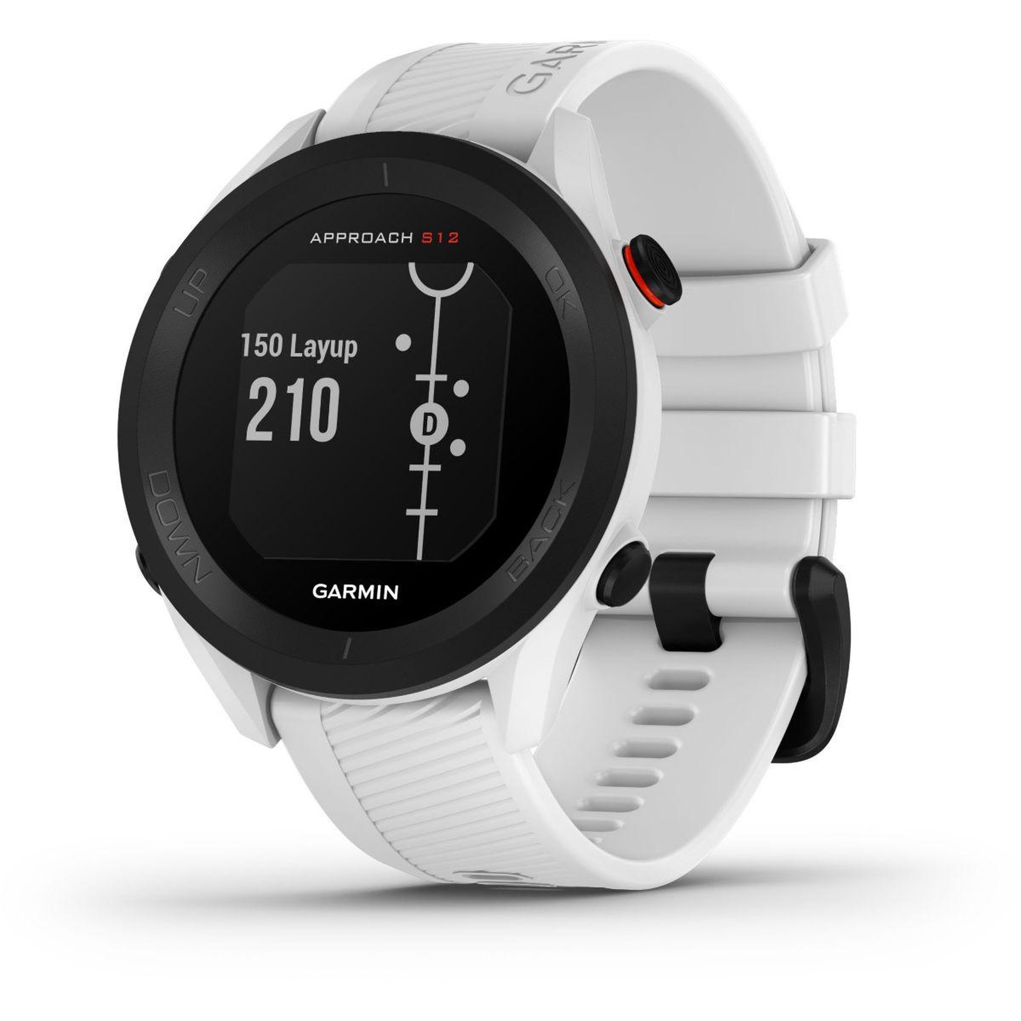 Voir la diapositive 4 : GARMIN Montre sport Approach S12 Blanc